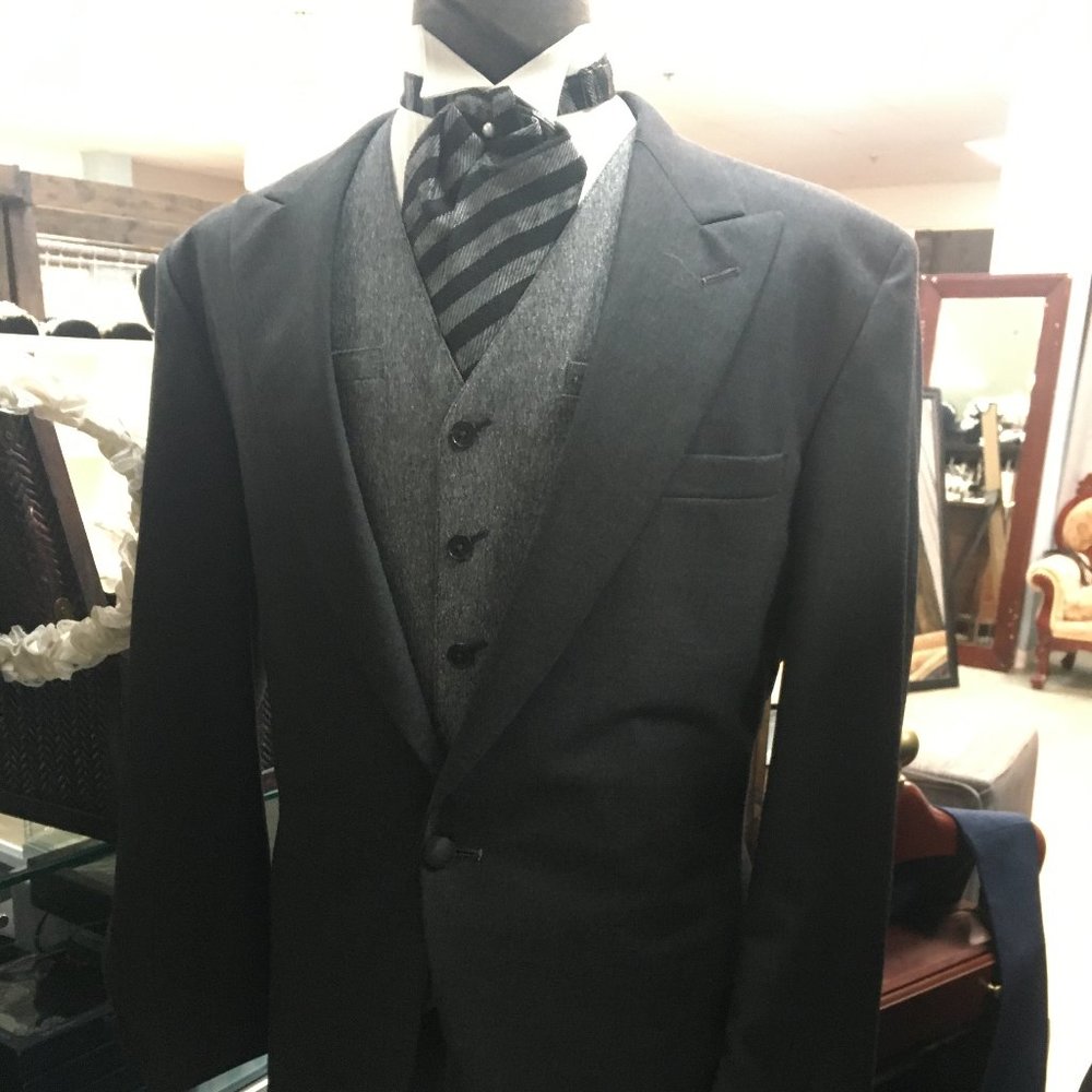 NWT Horst Tweed Vest Adjustable Waistcoat Grey - Picture 1 of 15